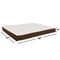 Pet Adobe Pet Adobe Memory Foam Orthopedic Pet Bed 36x27x4 Brown 549666IEI - alternate 2